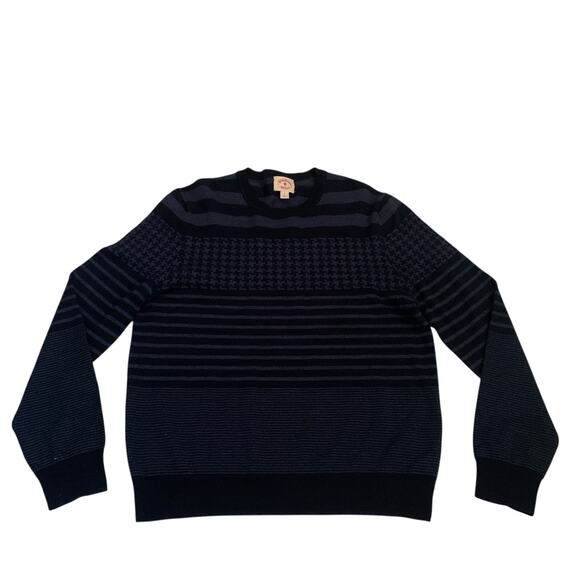Brooks Brothers Red Fleece Men's Size L Wool Striped Pullover Knit Sweater - Picture 14 of 14
